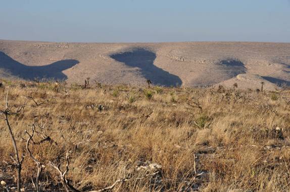 O solo desértico do Carlsbad Caverns National Park, no sul do Novo México, nos Estados Unidos